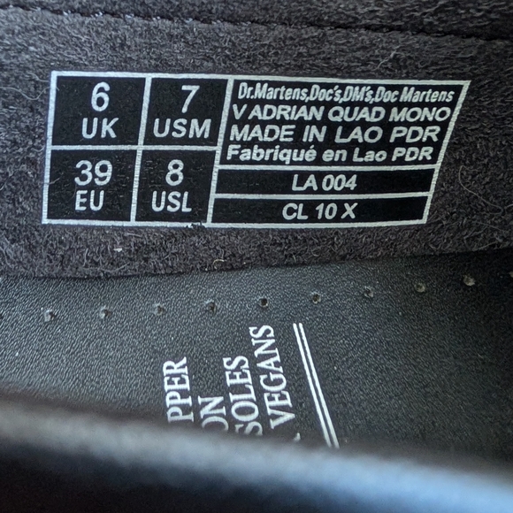 Dr. Martens Vegan Adrian Felix Platform Tassel Loafers - Black - Picture 9 of 9